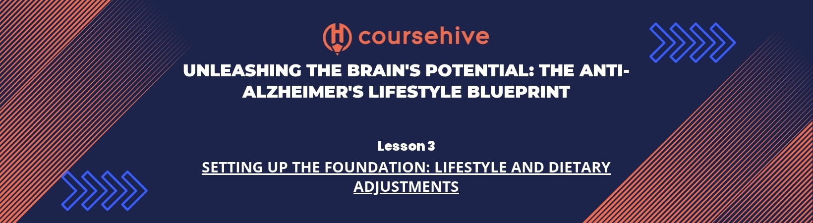 Lesson 3: Setting up the Foundation: Lifestyle and Dietary Adjustments header image