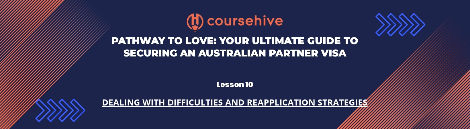 Lesson 10: Dealing with Difficulties and Reapplication Strategies header image