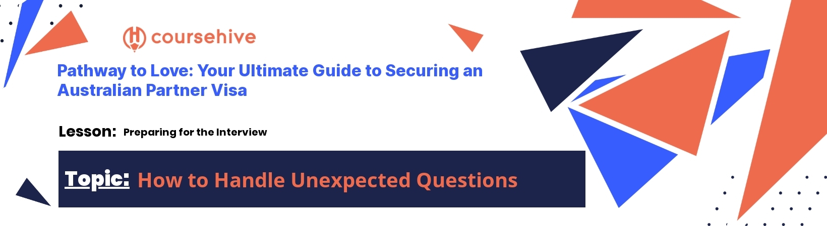 topic 6How to Handle Unexpected Questions  header image