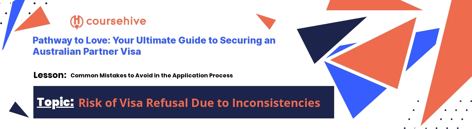 topic 6Risk of Visa Refusal Due to Inconsistencies  header image